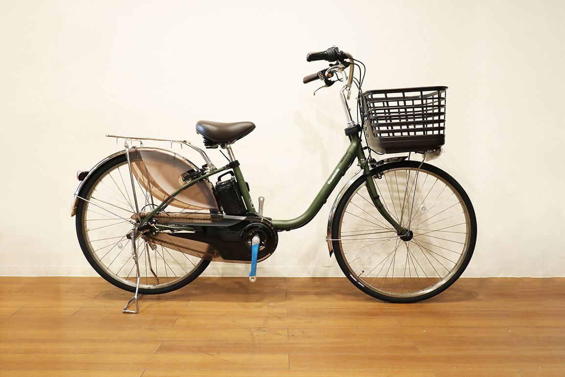 地域限定送料無料　ビビ　DX　8,9AH　24インチ　黒　神戸市　電動自転車